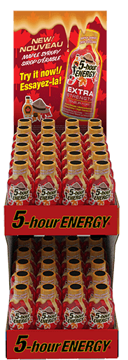 Canada Maple Syrup flavored Extra Strength 5-hour ENERGY® Counter Display